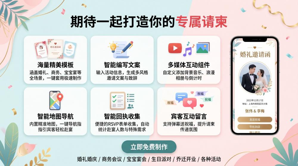 自制高级电子请柬｜避开网红俗套模板，低成本拿捏氛围感✨